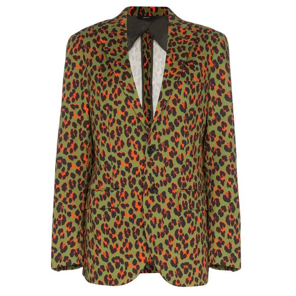 r13 leopard blazer